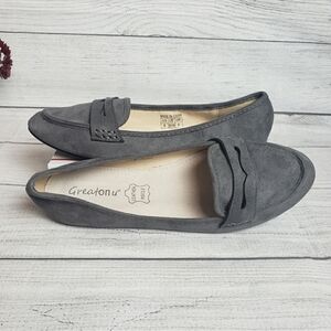Women's GreatOnU Faux Suede Slip On Loafers | Sz 8‎ | EUC